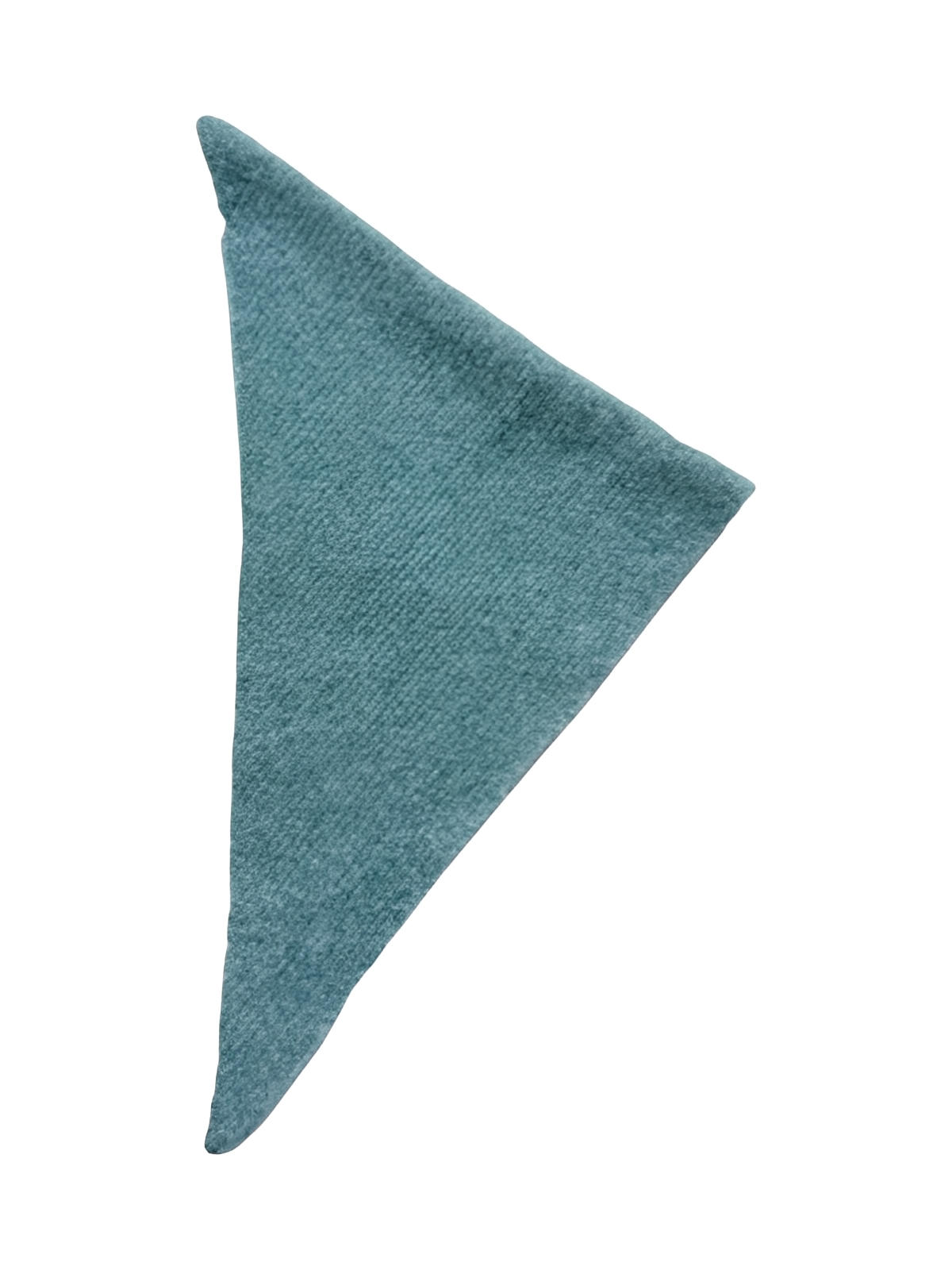 Foulard triangolare in lana mista, sciarpa corta calda per l'inverno, scaldacollo morbido donna uomo, design geometrico originale, accessorio elegante per l'autunno, modello Ouline