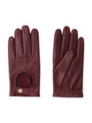 Gants en cuir homme moto, gants printemps automne, gants rétro en cuir souple, pour motard, respirants, style vintage urbain, modèle Trevor - Gants - Bordeaux M