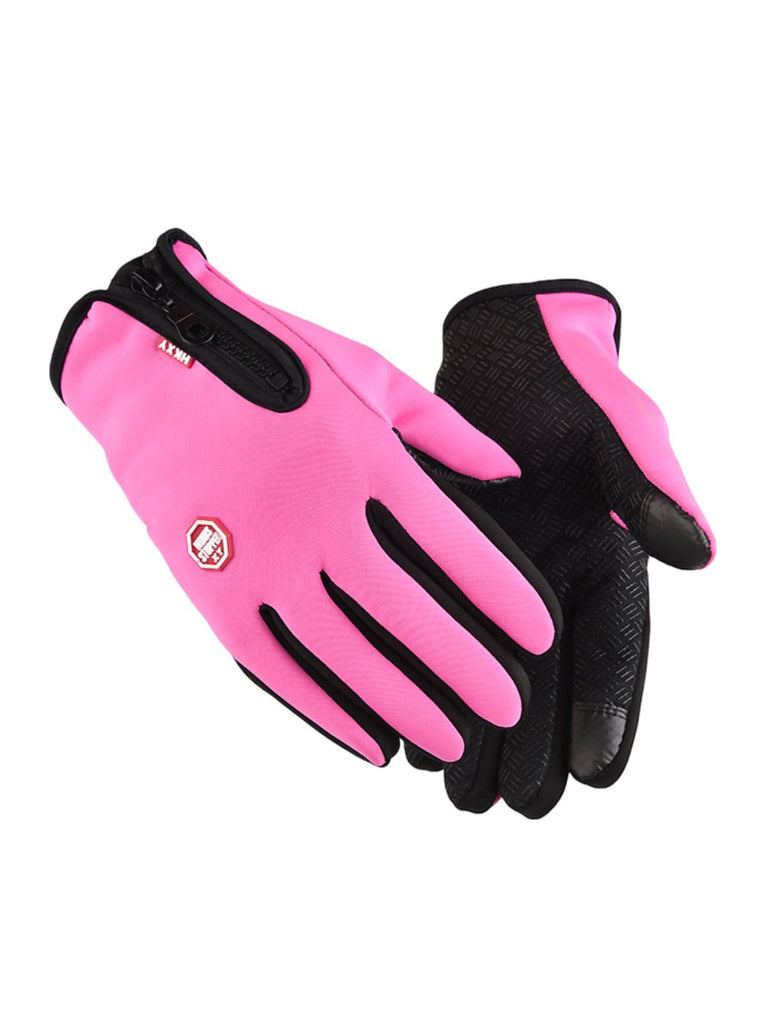Gants hiver, tactiles et antidérapants, idéal sport d'hiver, ski et montagnes, confort et résistant au froid extrême, modèle Wali - Gants - Rose S