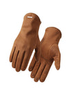 Gants homme hiver, suédine tactile, doublure chaude, paume antidérapante, accessoire mode hiver, gants chic, modèle Gustave - Gants - Camel