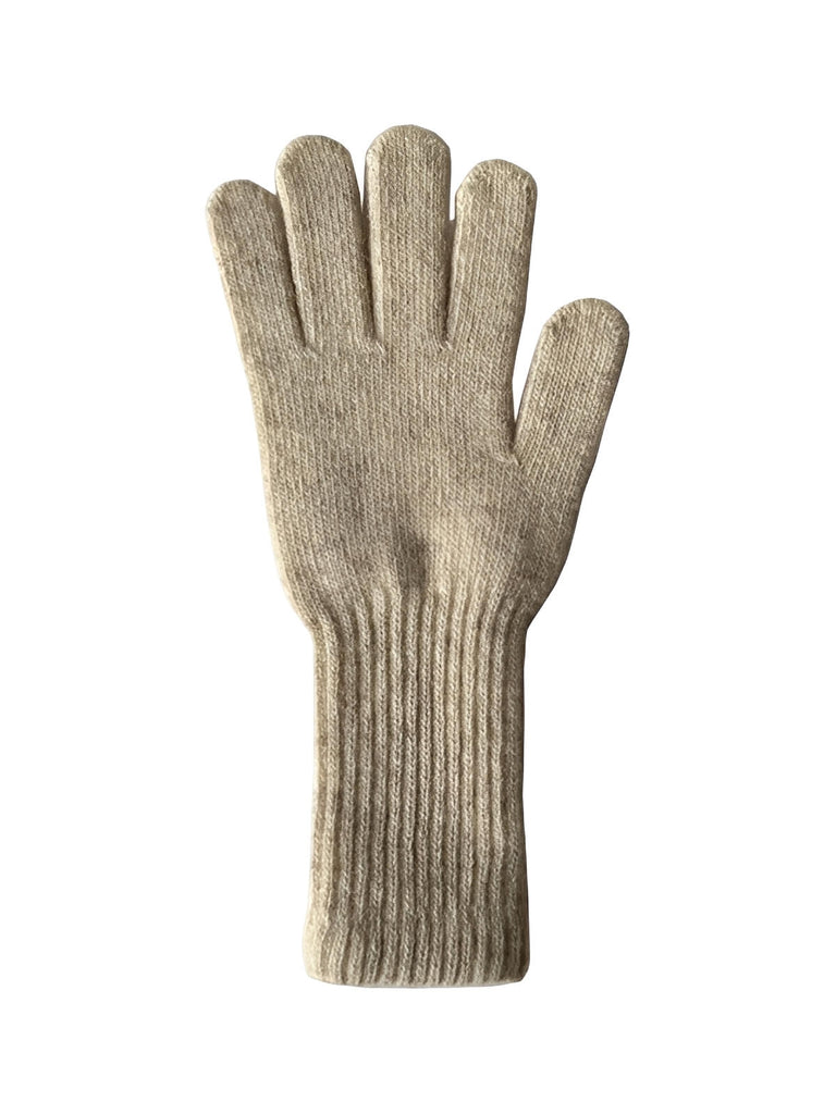Guanti lunghi in lana, guanti invernali morbidi, guanti da donna a maglia a coste, guanti lavorati a maglia caldi, guanti confortevoli effetto cachemire, modello Vélie