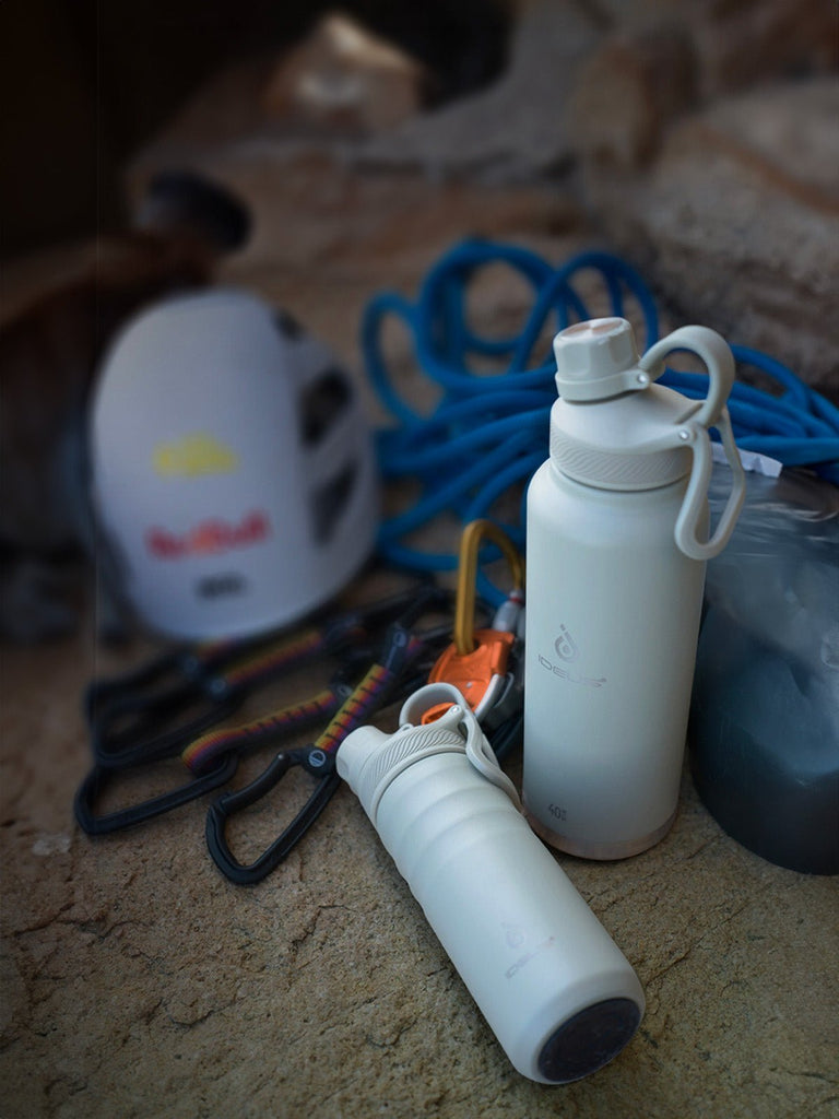 Gourde isotherme gamme IDEUS, acier inoxydable 304, bouchon sécurisé, design sportif, conservation 18h, portable, anti - fuite, multi - tailles, usage extérieur et bureau, modèle Sayan - Gourde et Thermos - Noir S