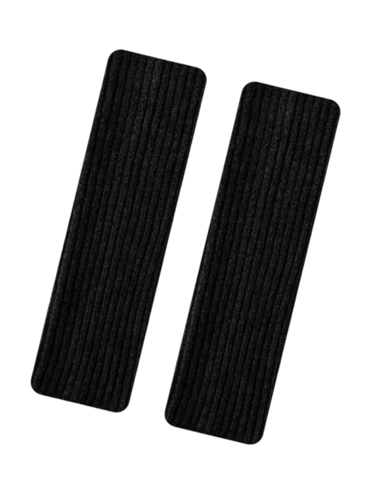 Guêtres chaudes femme, tricot côtelé doux, style décontracté, accessoires d’hiver, confort thermique, look moderne, couleurs variées, modèle Vadine - Guêtre - Noir