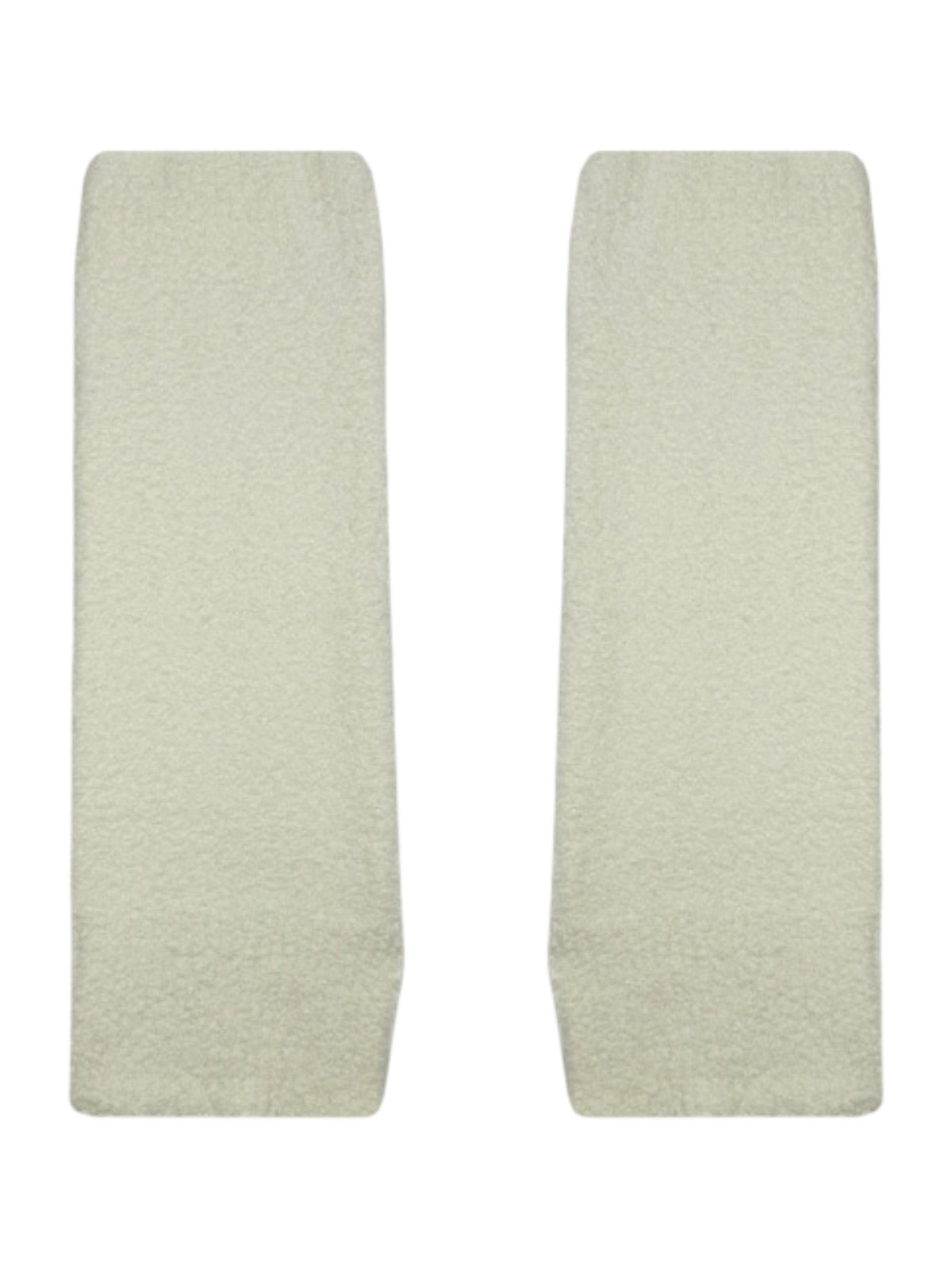 Guêtres en maille douce, guêtres d’hiver confortables, chauffe - jambes femme, accessoires cocooning, style Y2K moderne, guêtres hautes, modèle Arone - Guêtre - Blanc