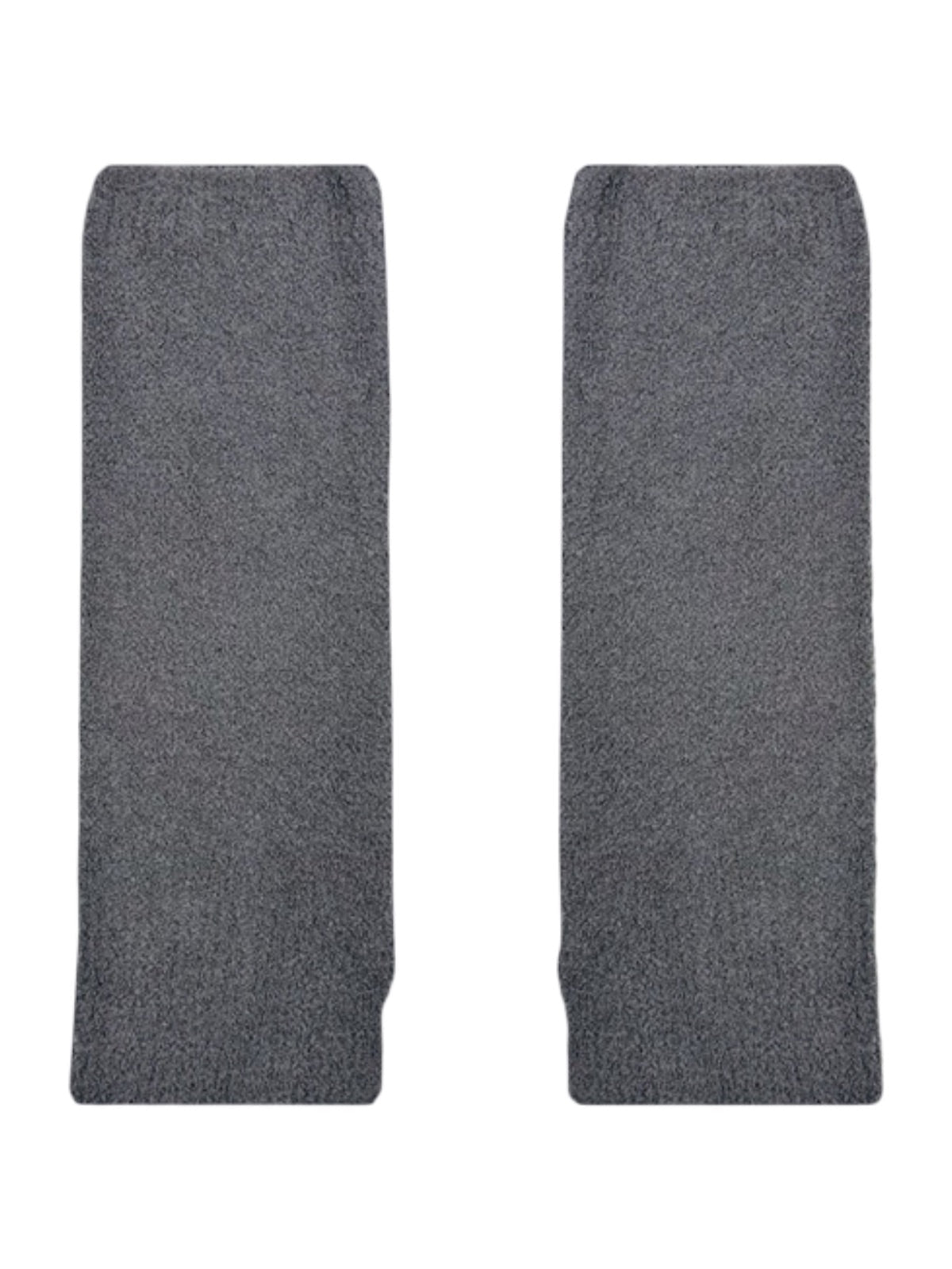 Guêtres en maille douce, guêtres d’hiver confortables, chauffe - jambes femme, accessoires cocooning, style Y2K moderne, guêtres hautes, modèle Arone - Guêtre - Gris