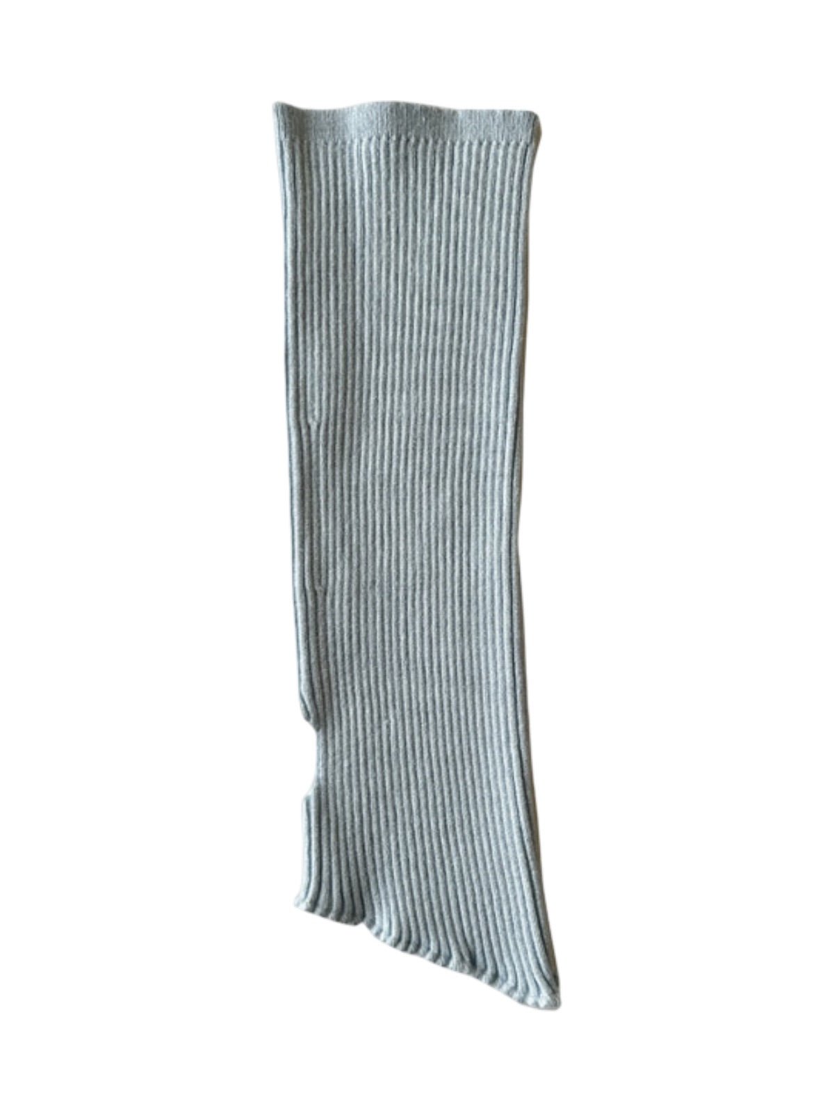 Guêtres femme, guêtres tricot, hautes, chaussettes sans pied, accessoires automne hiver, guêtres chaudes et colorées, modèle Wunzy - Guêtre - Gris