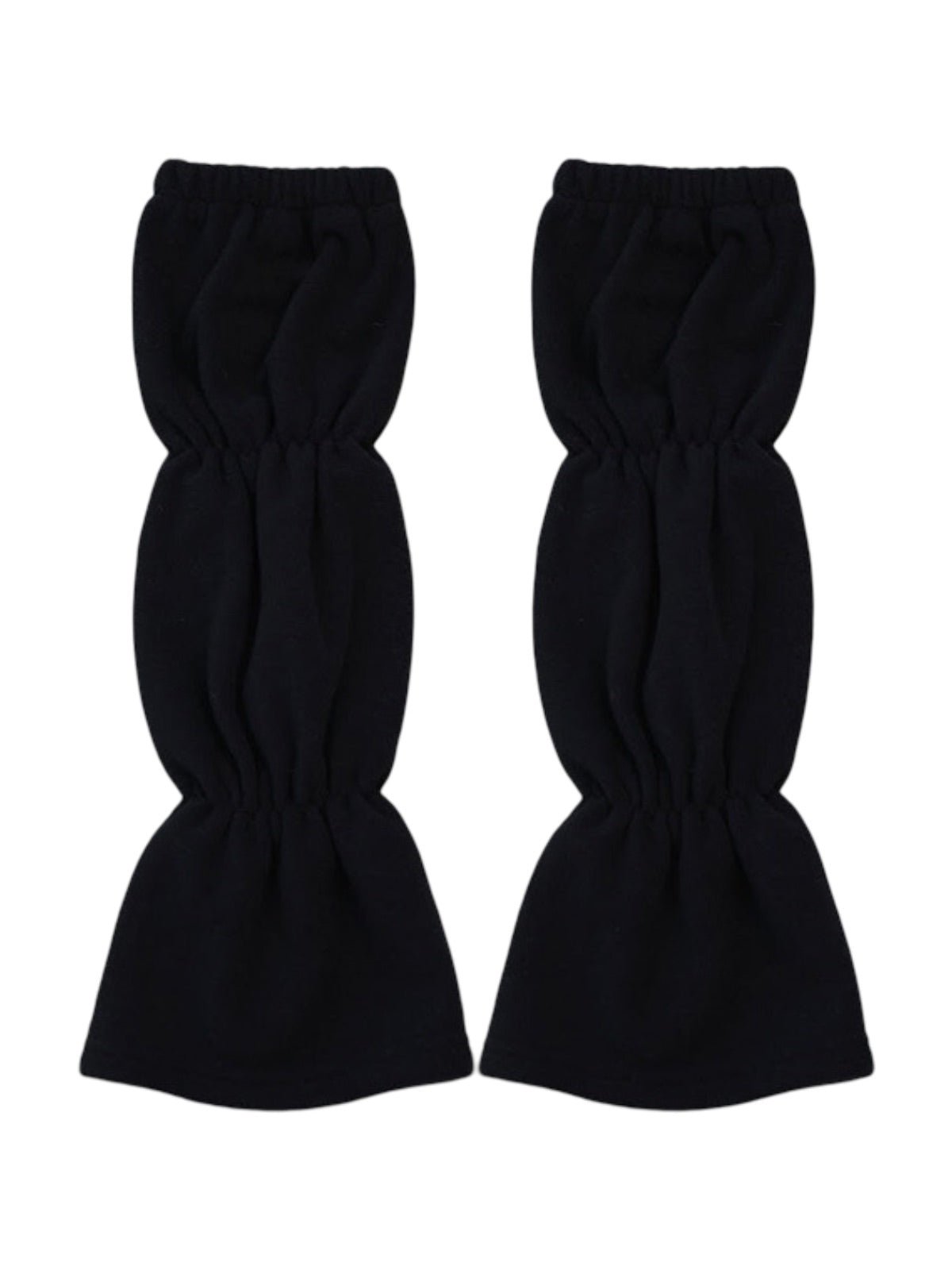 Guêtres femme hiver, accessoires chauds Y2K, jambières polaires épaisses, mode automne hiver, confort doux et stylé, modèle Hilaire - Guêtre - Noir