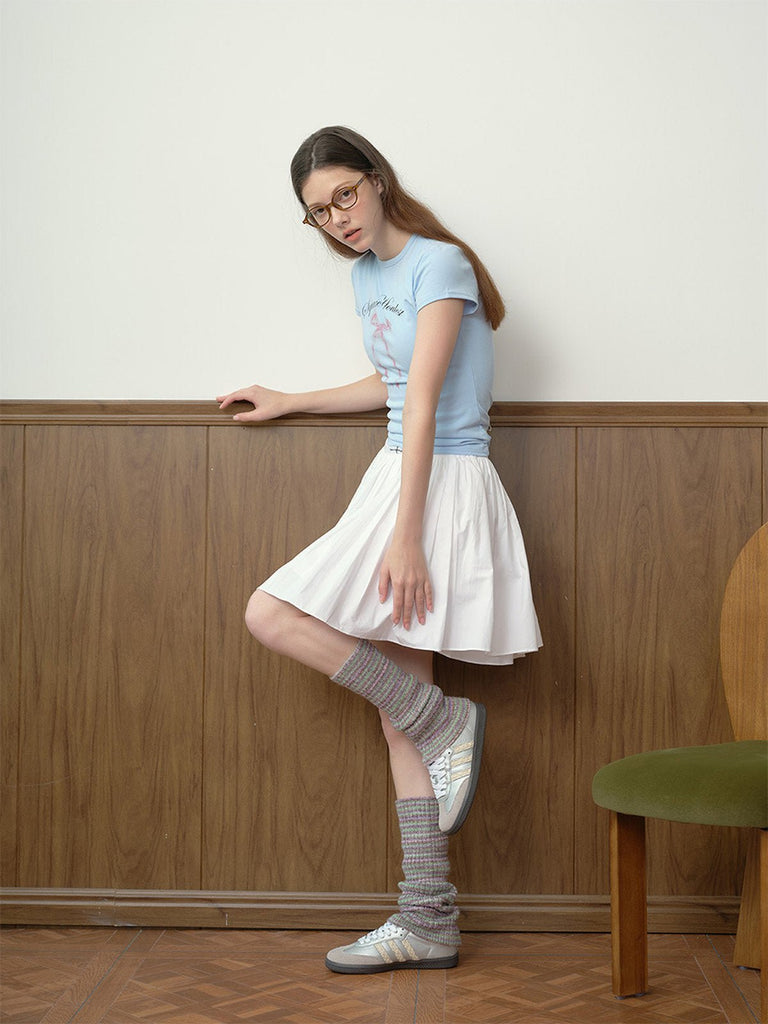 Guêtres femme, tricot doux, laine mélangée, confort thermique, style rétro, motif rayé, automne hiver, accessoire mode, jambe longue, look décontracté, modèle Bussine - Guêtre - Style 3
