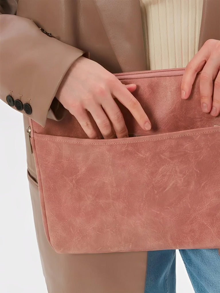 Housse ordinateur portable, protection antichoc, intérieur doux, fermeture éclair, sac d'ordinateur, modèle Roxane - Housse - Rose 11"