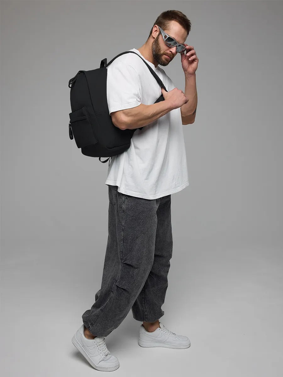 Unisex backpack, laptop compartment, waterproof, large capacity, daily use, school bag, model Jixe