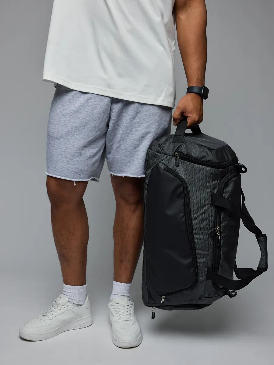Water-repellent sports bag, shoe compartment, travel bag, fitness bag, shoulder bag, Kilim model