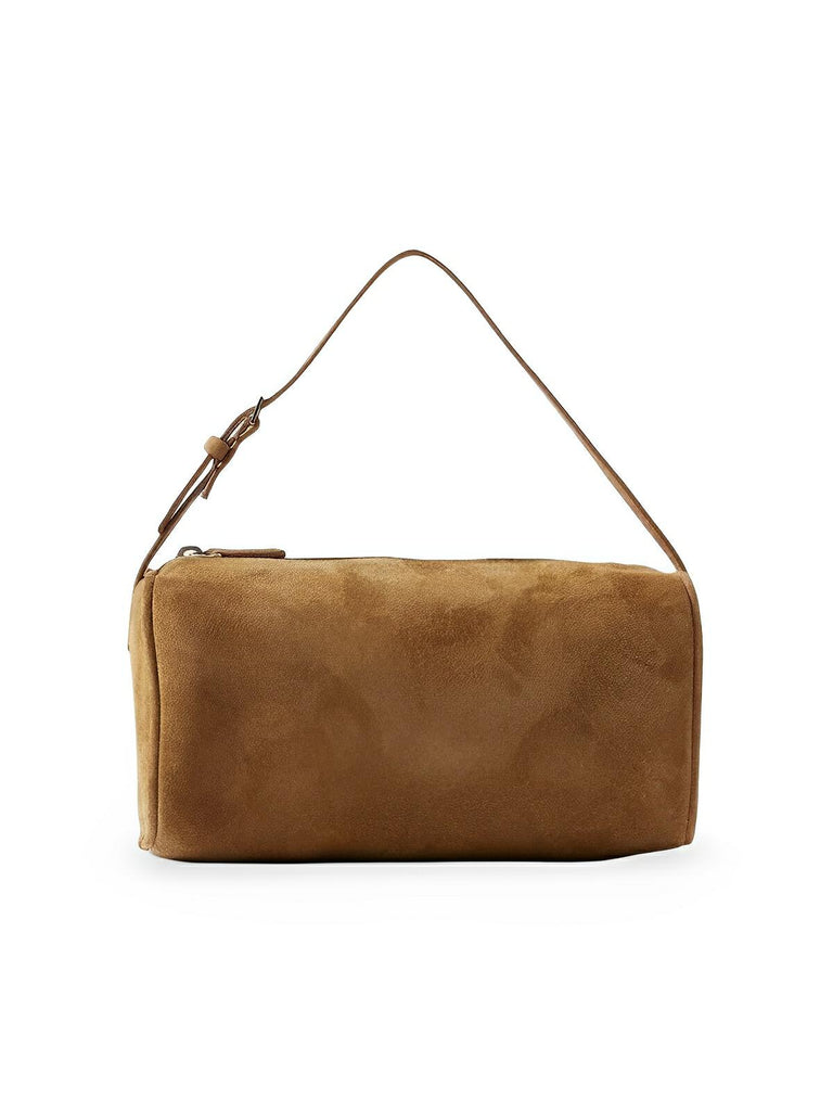 Mini sac à main femme cuir, baguette 90s, petit sac épaule, porté main, bandoulière tendance, modèle Esther - Sac à main - Camel