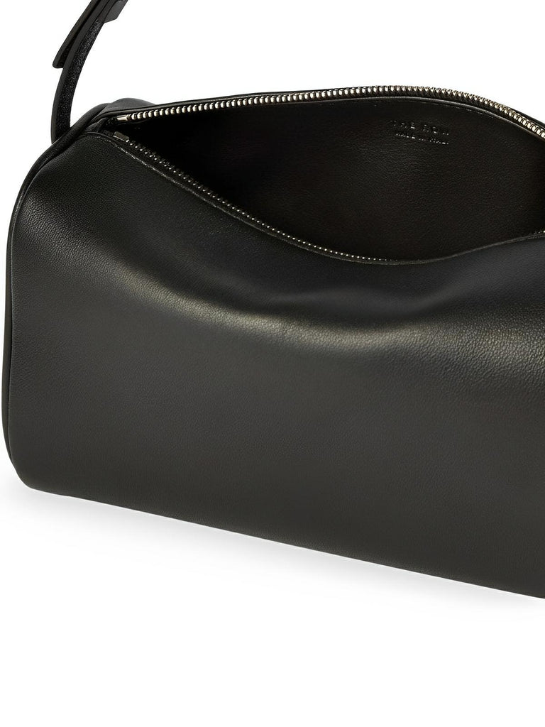 Mini sac à main femme cuir, baguette 90s, petit sac épaule, porté main, bandoulière tendance, modèle Esther - Sac à main - Noir