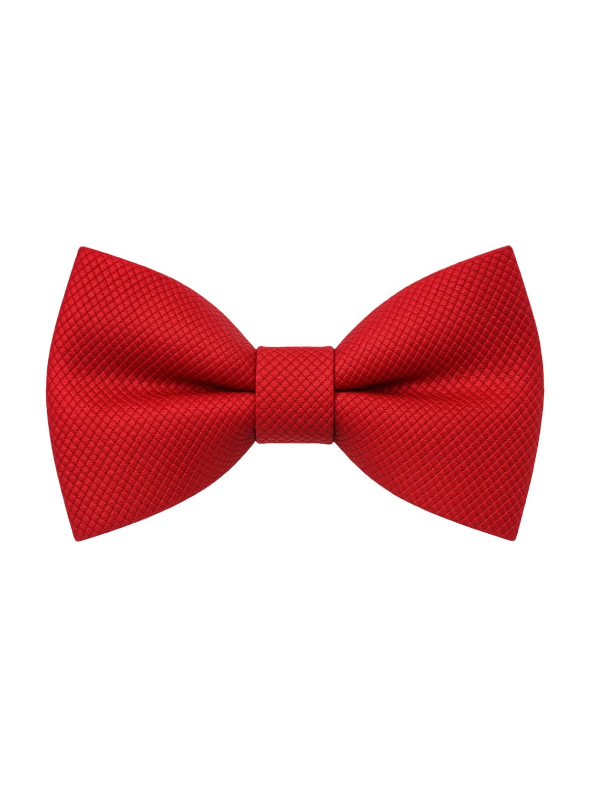 Nœud papillon homme mariage, nœud papillon cérémonie uni, accessoire costard homme, nœud papillon noir, nœud papillon polyester ajustable, modèle Tom - Bonnets - Rouge