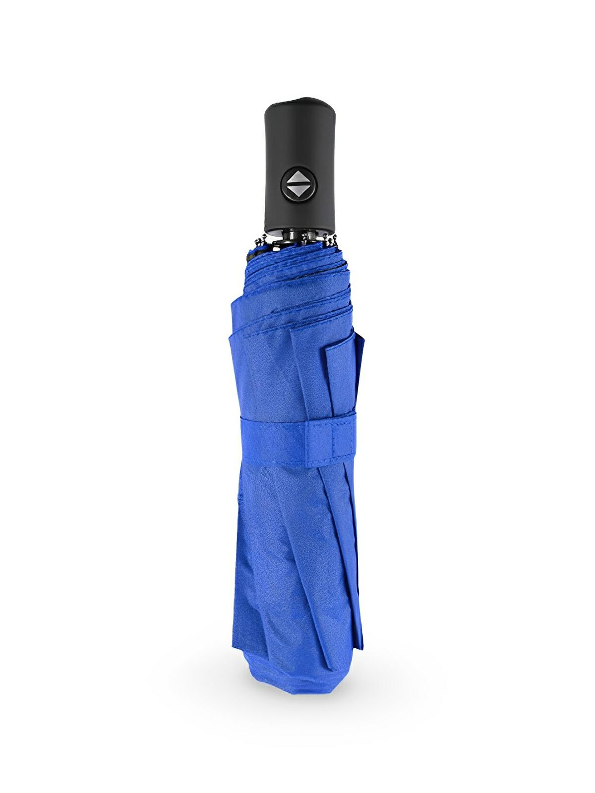 Parapluie pliant automatique, anti - vent, protection UV, compact et résistant, un incontournable, modèle Kali - Sacoche - Bleu