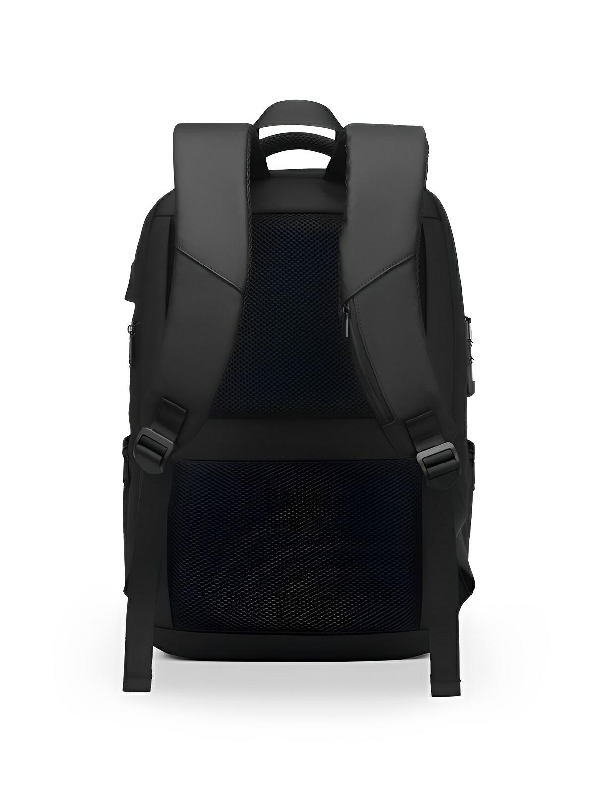 Anti-theft backpack, business and travel, expandable capacity, with USB port and 15.6" laptop compartment, water-resistant, Alior model