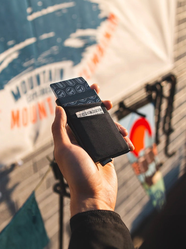 Porte - cartes en aluminium avec protection RFID, ultra - fin, à mécanisme d’éjection rapide, modèle Xylen - Porte - feuille - Noir