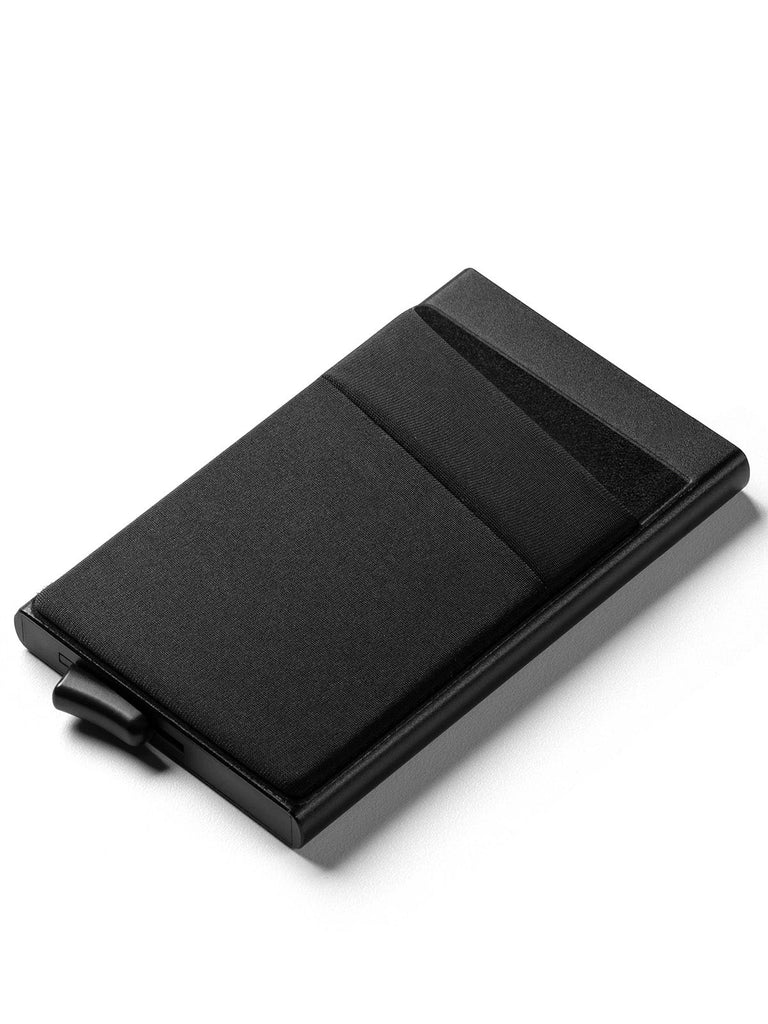 Porte - cartes en aluminium avec protection RFID, ultra - fin, à mécanisme d’éjection rapide, modèle Xylen - Porte - feuille - Noir