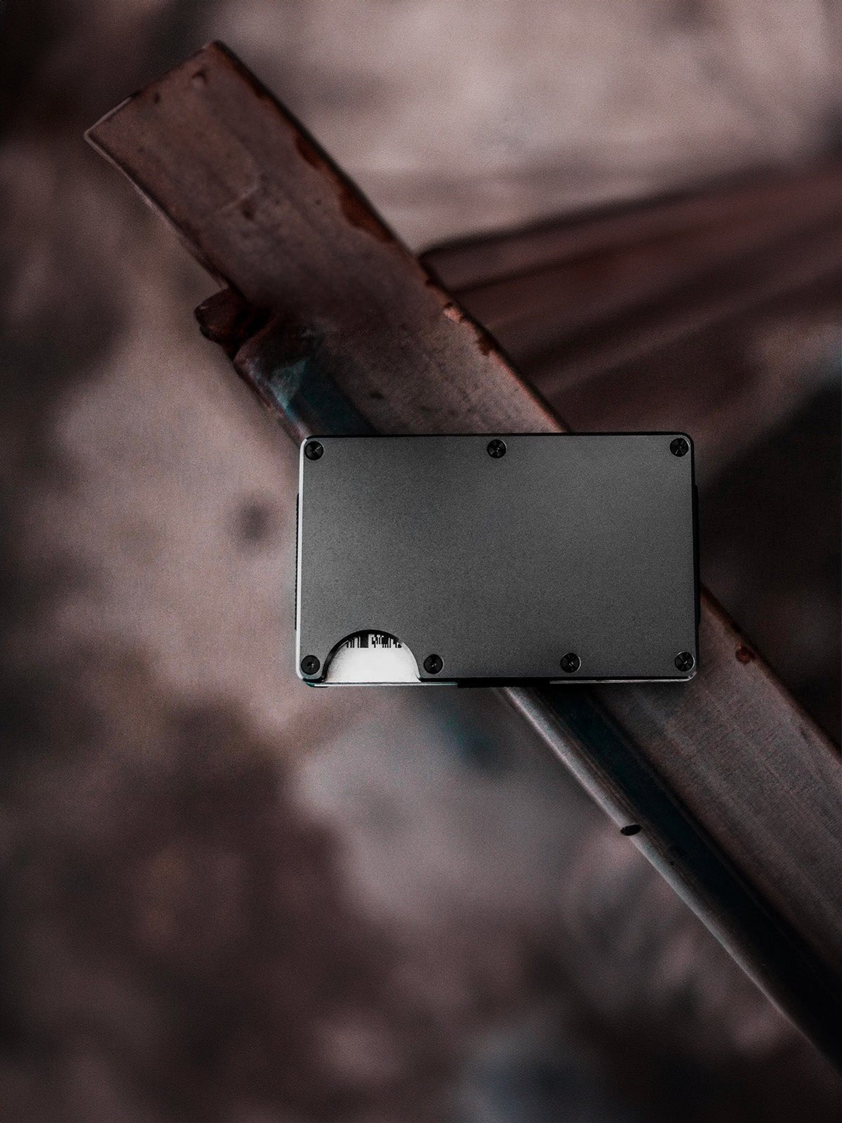 Porte - cartes rigide homme, ultra mince, RFID sécurisé, en aluminium, design moderne, grande capacité, modèle Stan - Porte - feuille - Gris