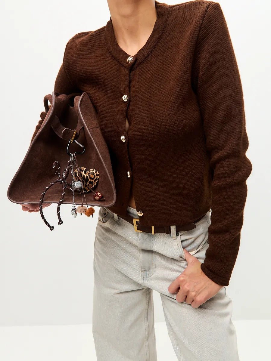 Porte - clés sac cœur léopard, bijou fantaisie, breloques peluche, nœud décoratif, attache mousqueton, modèle Savana - Beige