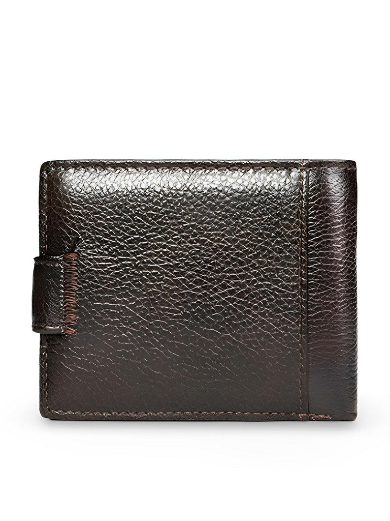 Portefeuille cuir véritable homme, RFID sécurisé, grande capacité, compartiment monnaie, modèle Merlin - Porte - feuille - Café