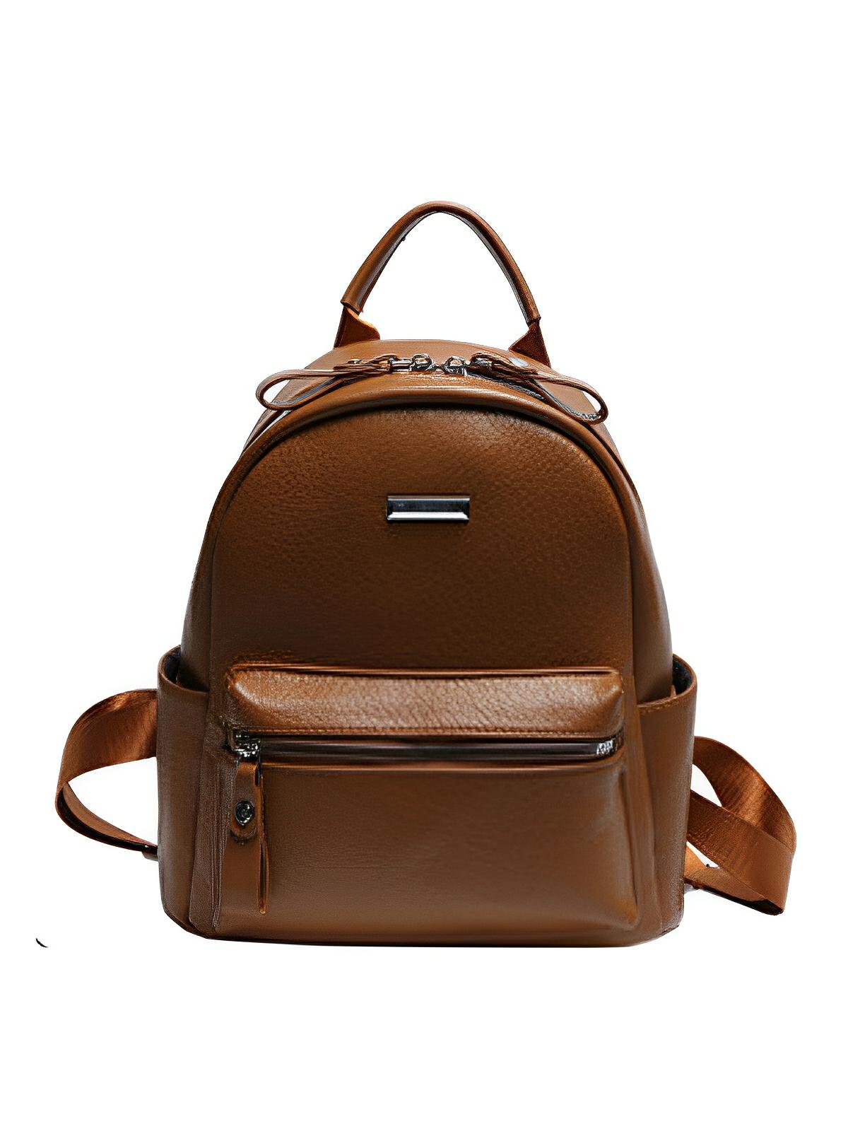 annabelle leather backpack Women's backpack, small size, vegan leather, lightweight and practical,  ideal for work and travel, Annabelle model