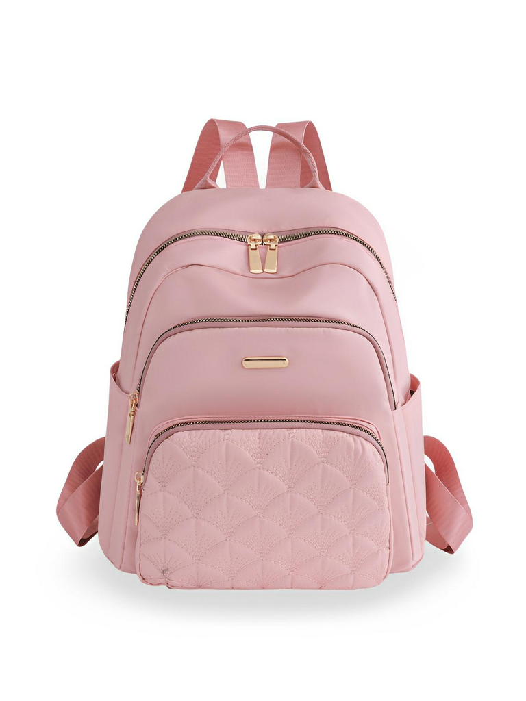 Sac à dos femme, tissu Oxford, design urbain, léger, grande capacité, modèle Sophie - Sac à dos - Rose