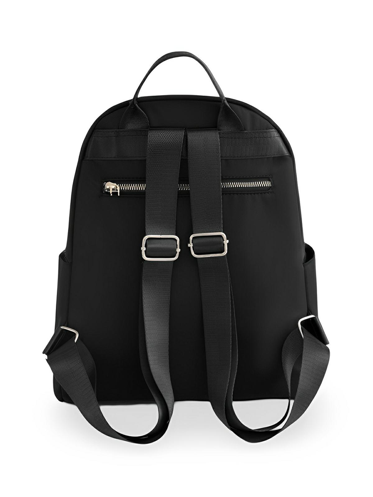 Sac à dos femme, tissu Oxford, design urbain, léger, grande capacité, modèle Sophie - Sac à dos - Noir