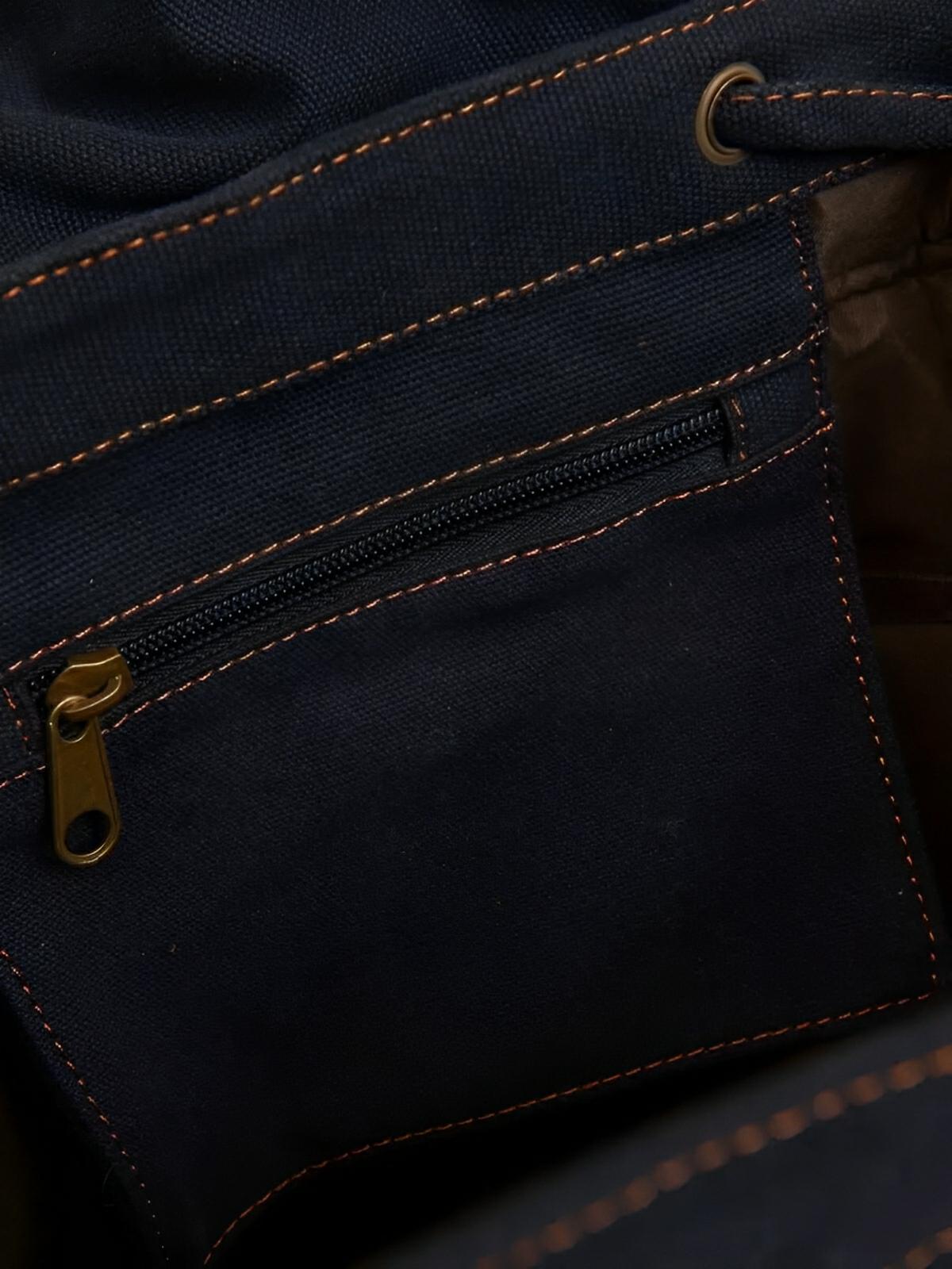 Sac à dos rétro en toile, grand, pour homme, idéal pour voyager, modèle Arselin - Sac à dos - Marron