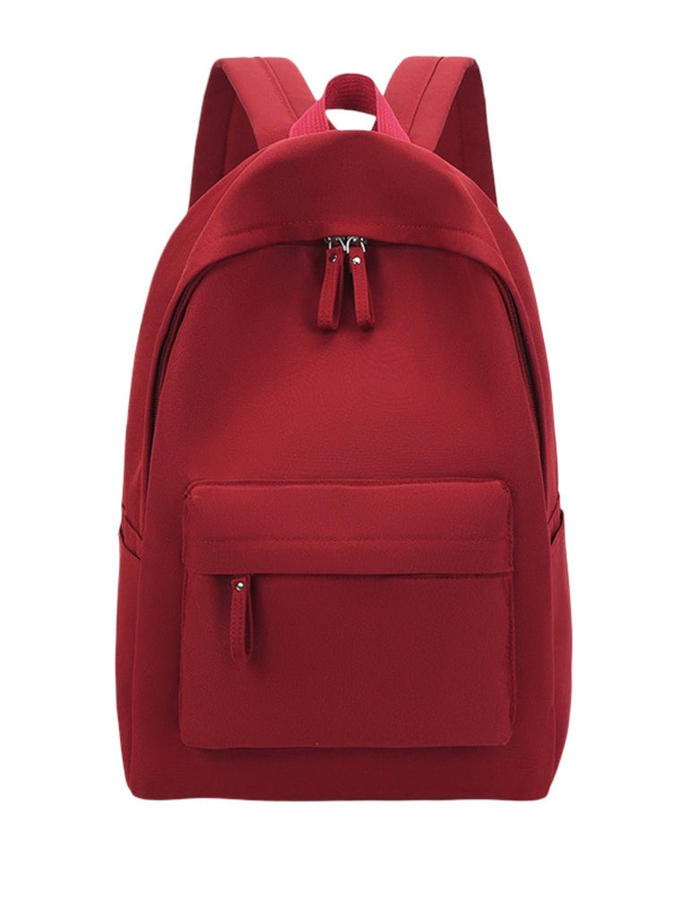Sac à dos unisexe, compartiment ordinateur, imperméable, grande capacité, usage quotidien, sac d'école, modèle Jixe - Sac à dos - Rouge