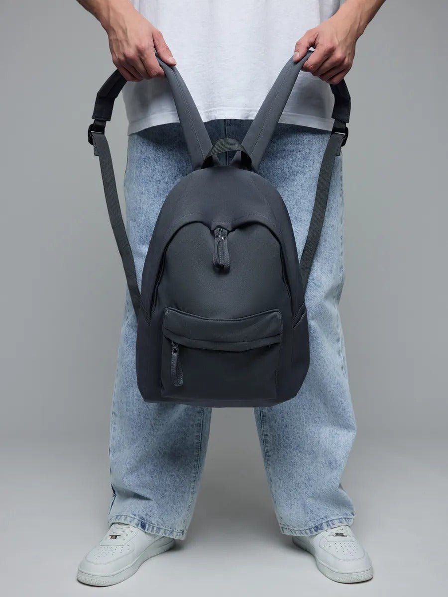 Sac à dos unisexe, compartiment ordinateur, imperméable, grande capacité, usage quotidien, sac d'école, modèle Jixe - Sac à dos - Gris