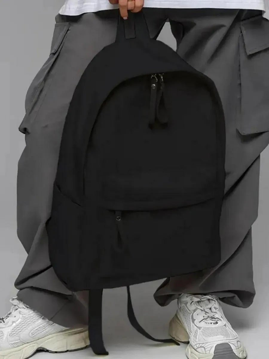 Sac à dos unisexe, compartiment ordinateur, imperméable, grande capacité, usage quotidien, sac d'école, modèle Jixe - Sac à dos - Noir