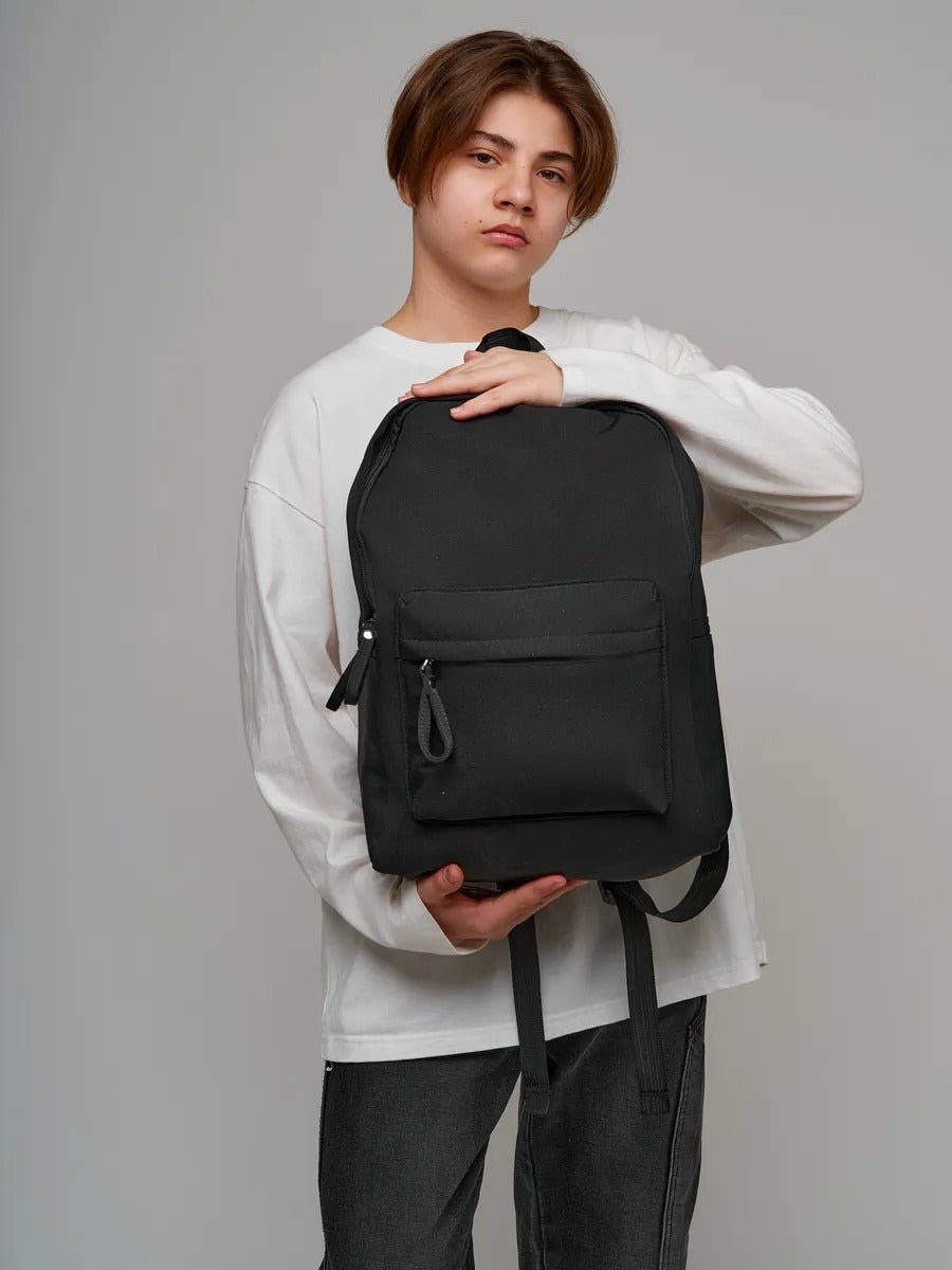 Sac à dos unisexe, compartiment ordinateur, imperméable, grande capacité, usage quotidien, sac d'école, modèle Jixe - Sac à dos - Noir