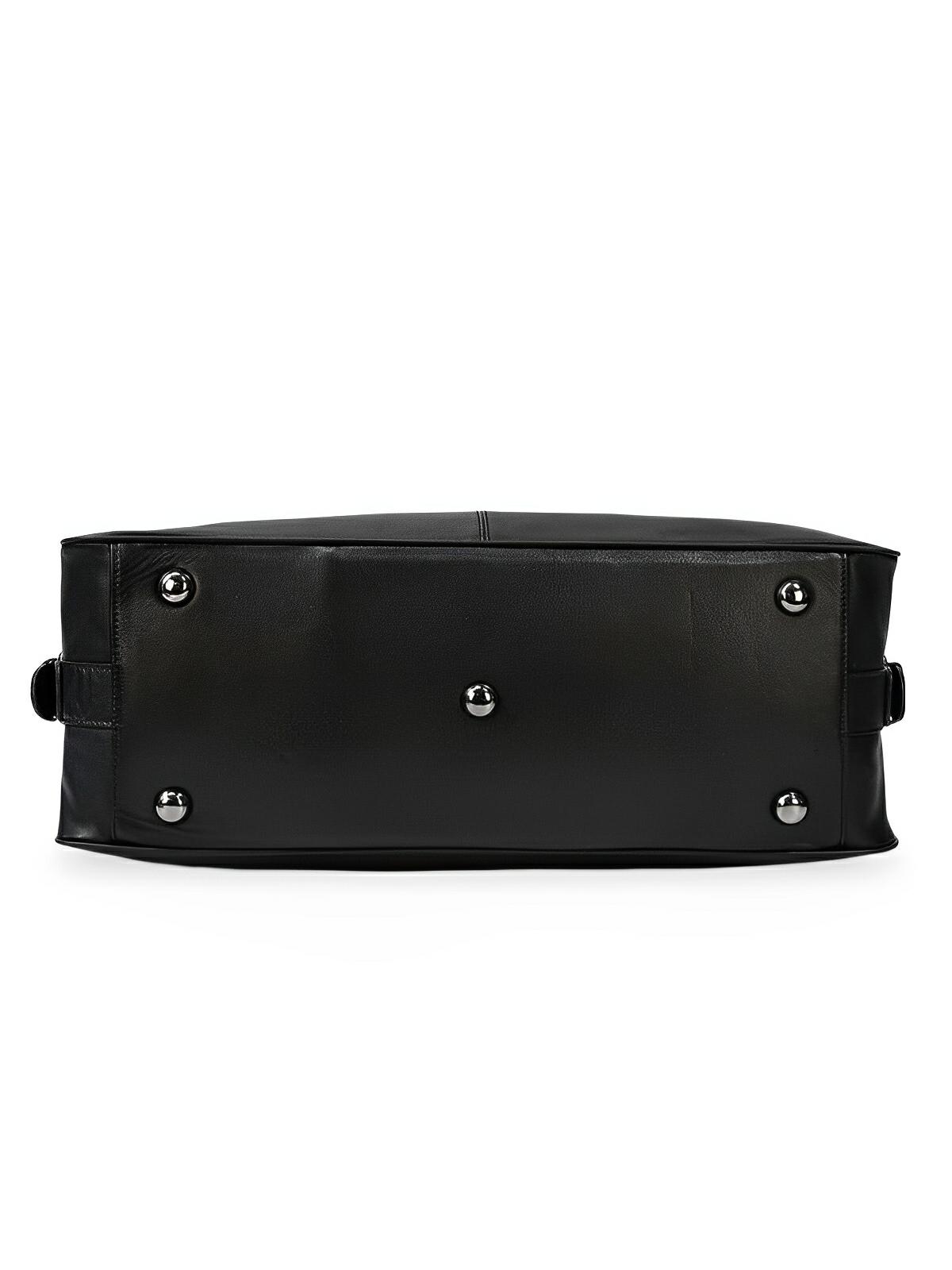 Sac de voyage en cuir, pour l'homme moderne, modèle Severin - Sac de voyage - Noir