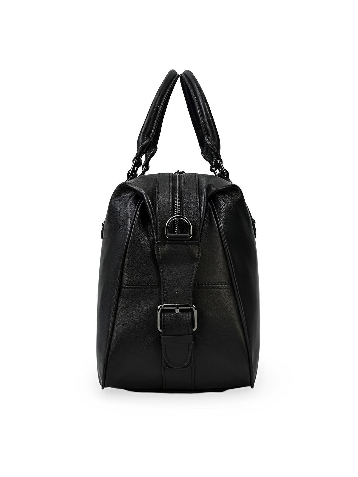 Sac de voyage en cuir, pour l'homme moderne, modèle Severin - Sac de voyage - Noir