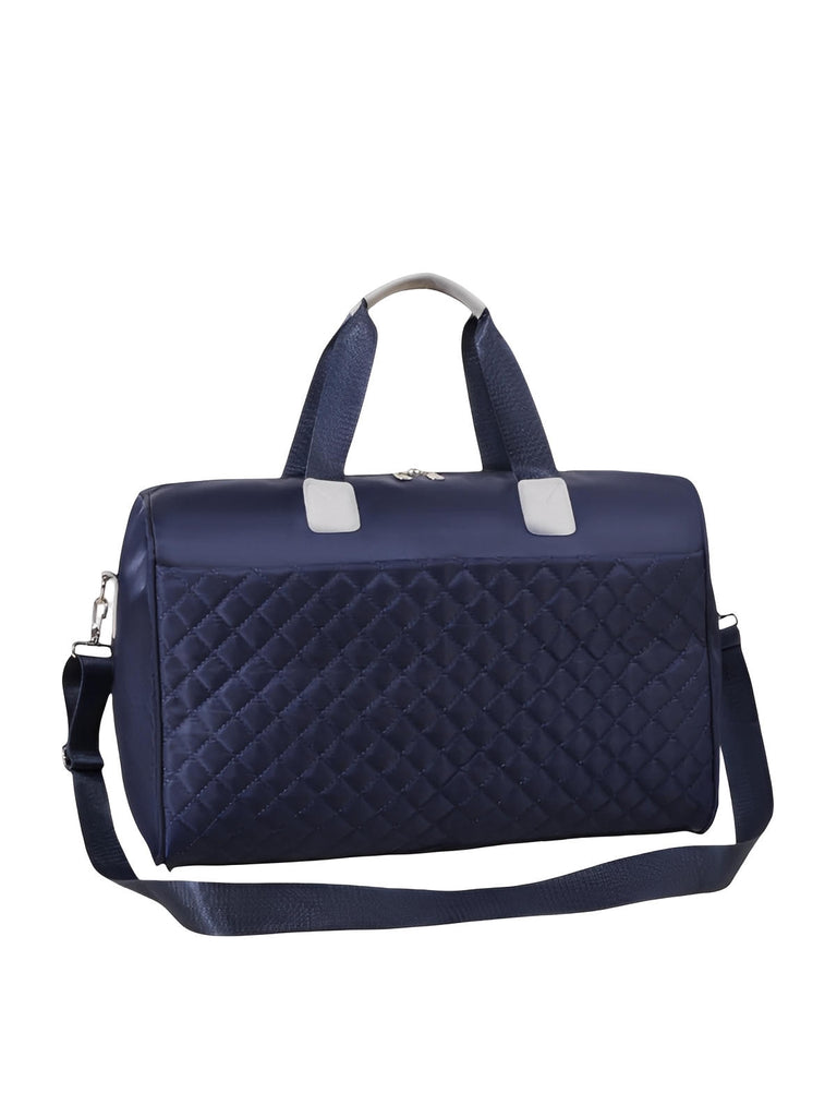 Sac de voyage matelassé, sac cabine léger, sac de sport femme, sac weekend résistant, modèle Pélagie - Sac de voyage - Bleu marine