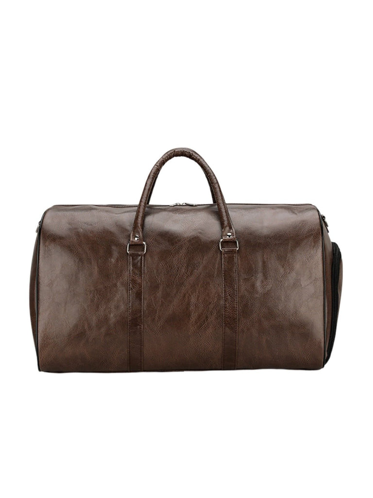 Sac de voyage, sac de vacances, sac imperméable sport, sac week - end compartiment chaussures, sac grande capacité, modèle Florie - Sac de voyage - Café