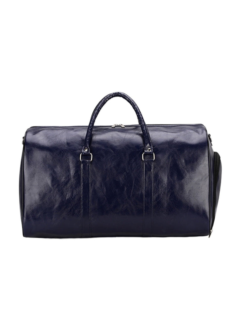 Sac de voyage, sac de vacances, sac imperméable sport, sac week - end compartiment chaussures, sac grande capacité, modèle Florie - Sac de voyage - Bleu marine