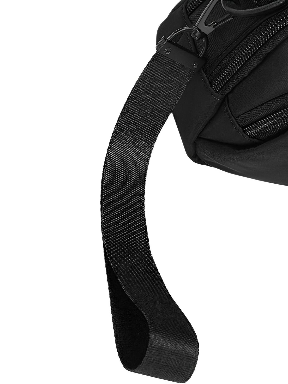 Sacoche bandoulière homme, compact, léger, rangement pratique, multi - compartiments, modèle Iro - Sacoche - Noir
