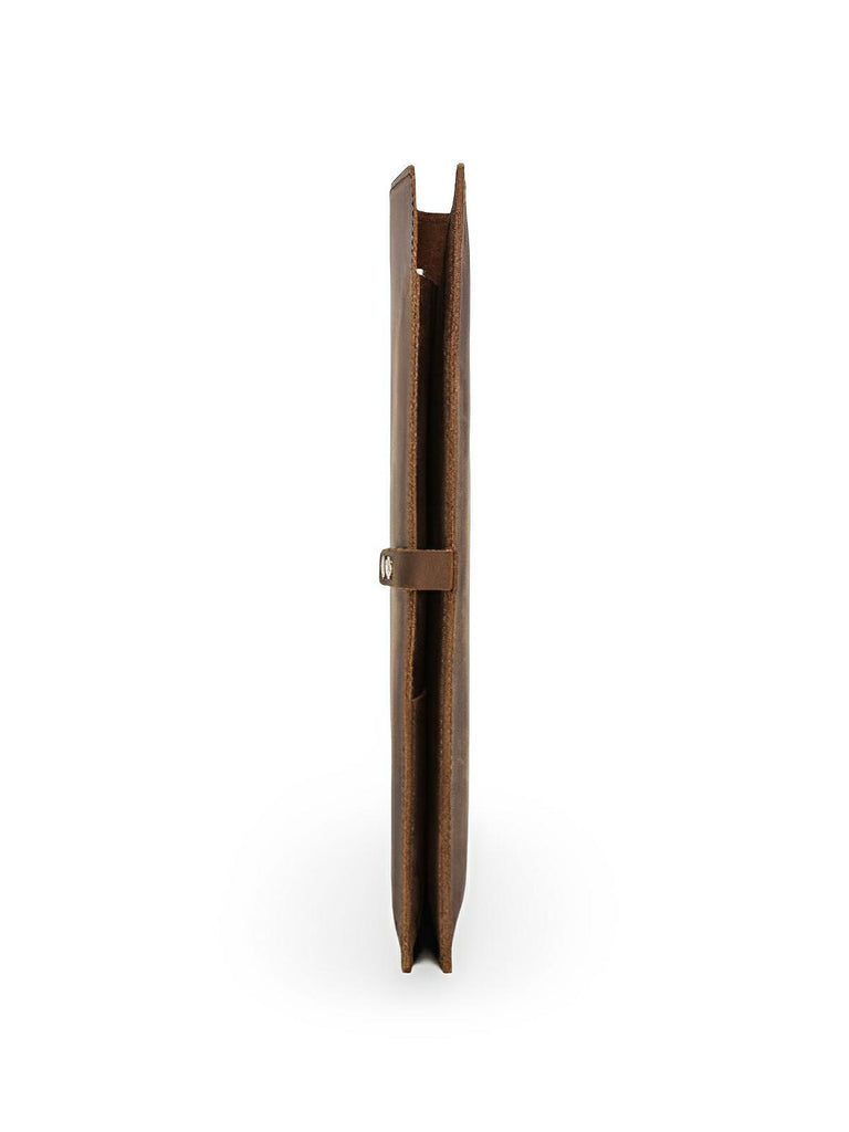 Housse en cuir pour tablette, iPad Pro 12.9, pochette de rangement, porte-cartes, support stylo et rabat sécurisé, modèle Tarcisius