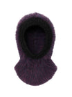 Cagoule tricotée douce, bonnet col intégré en fausse fourrure, accessoire hiver chaud et coloré, modèle Nitra