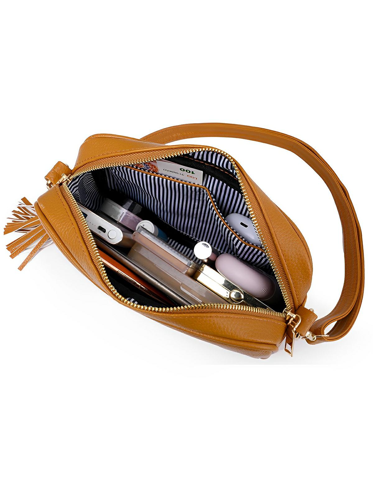 Sac à bandoulière femme, petit format, simili vegan grainé, tendance, idéal quotidien, Annie