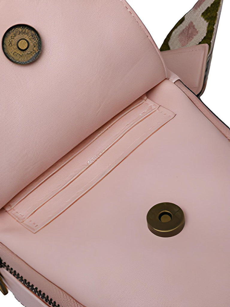 Petit sac bandoulière femme, sac de poitrine compact, style bohème, sangle large réglable, fermeture, modèle Vida