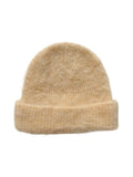 Bonnet en laine mohair d'alpaga duveteux, toucher doux et chaud, look épuré et moderne, couleur unie ou contrastée, parfait pour l’hiver, modèle Skia
