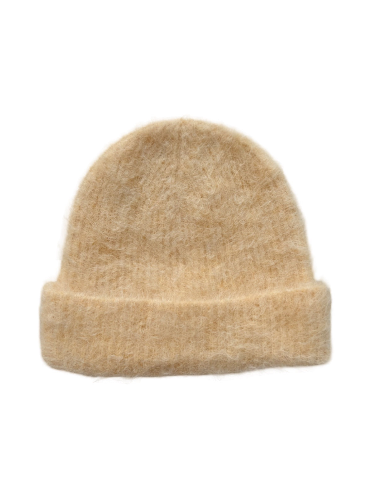 Bonnet en laine mohair d'alpaga duveteux, toucher doux et chaud, look épuré et moderne, couleur unie ou contrastée, parfait pour l’hiver, modèle Skia