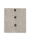 Cache-cou laine femme, tour de cou tricoté, col montant à boutons, accessoire hiver chaud, couleur douce, modèle Angela