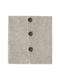 Cache-cou laine femme, tour de cou tricoté, col montant à boutons, accessoire hiver chaud, couleur douce, modèle Angela
