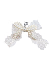 Charm-Anhänger Perlen, Spitzenfliege, dekorativer Schmuck für Schuhe oder Tasche, schickes Perlenaccessoire, abnehmbarer weiblicher Anhänger, Modell Rinza