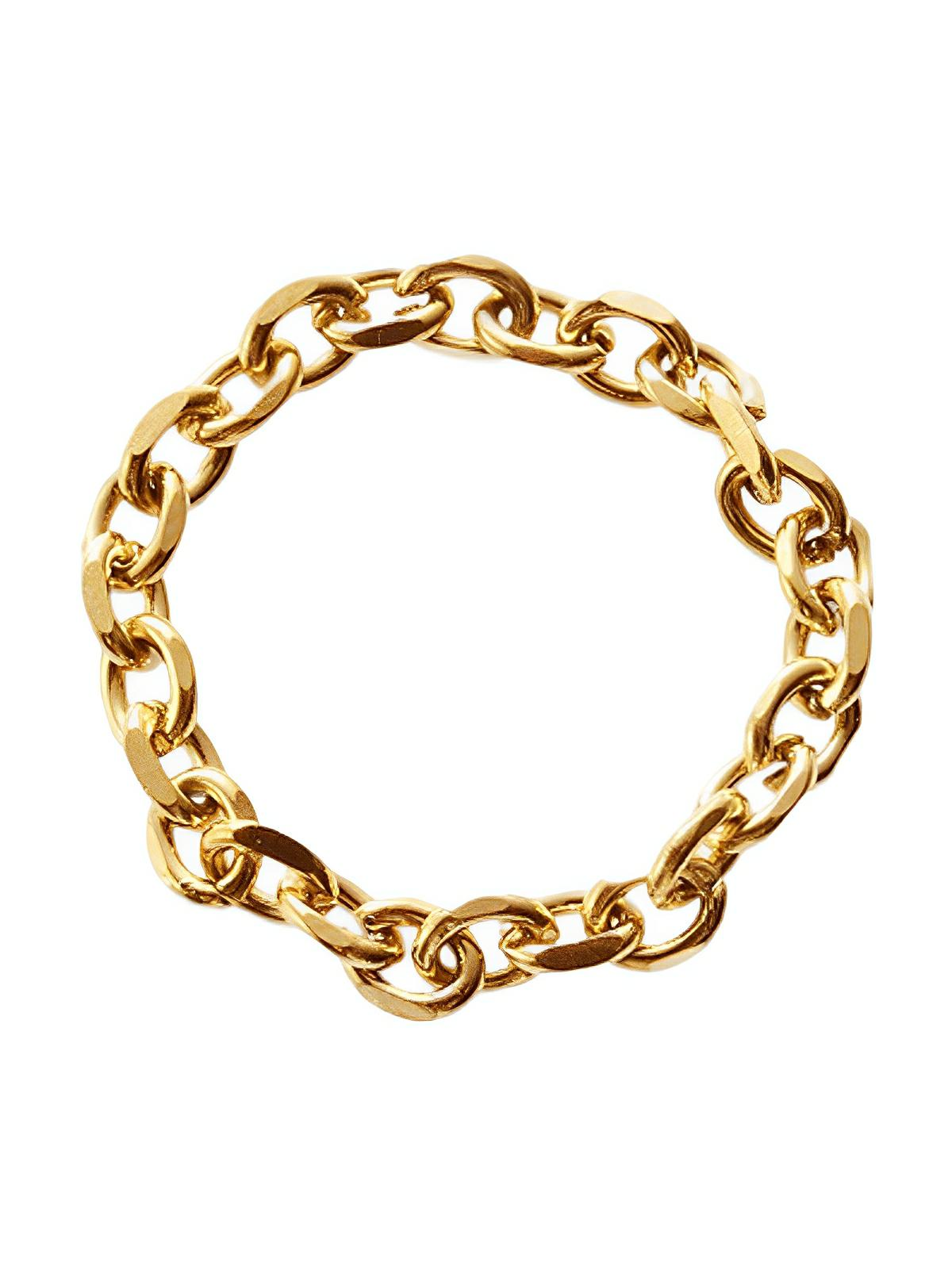 Bague chaîne femme, acier inoxydable or, anneau géométrique, style moderne, modèle Hannah - Bague - Or XXS