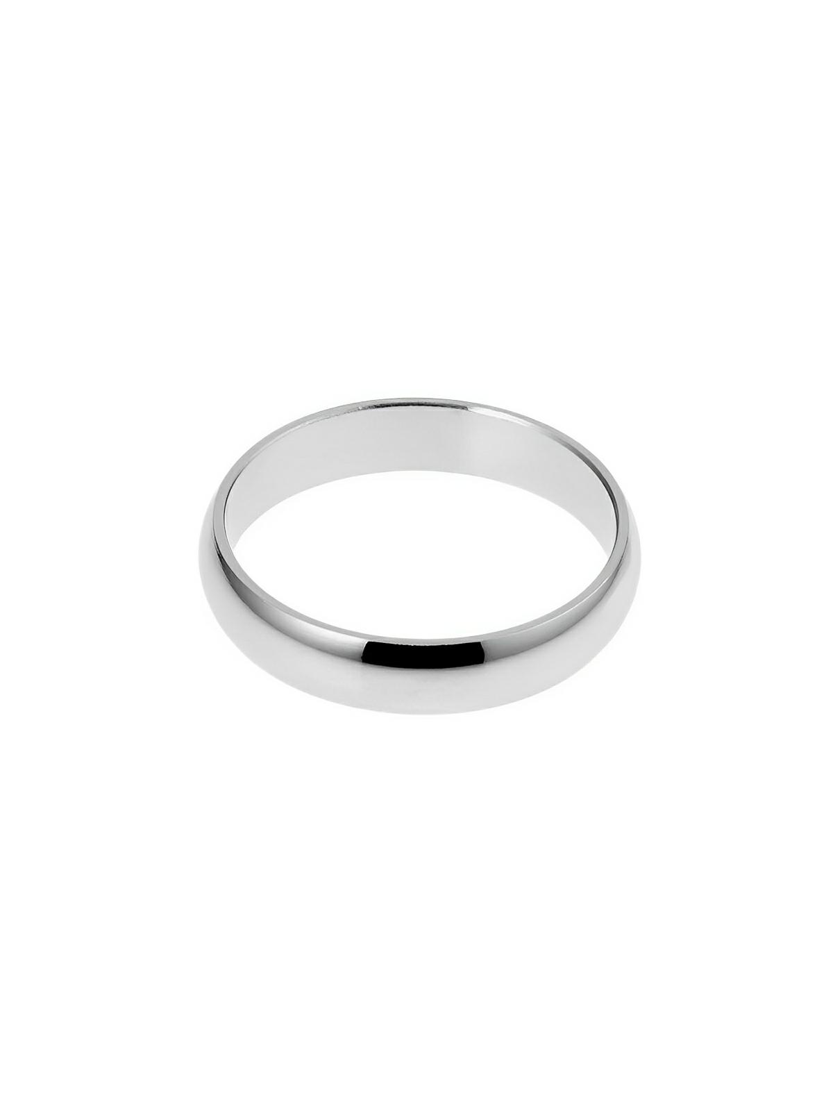 Bague couple minimaliste, acier inoxydable, plaqué or 14K, anneau géométrique, style moderne, modèle Jane - Bague - Argent XXS